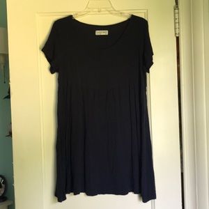 Navy blue babydoll dress